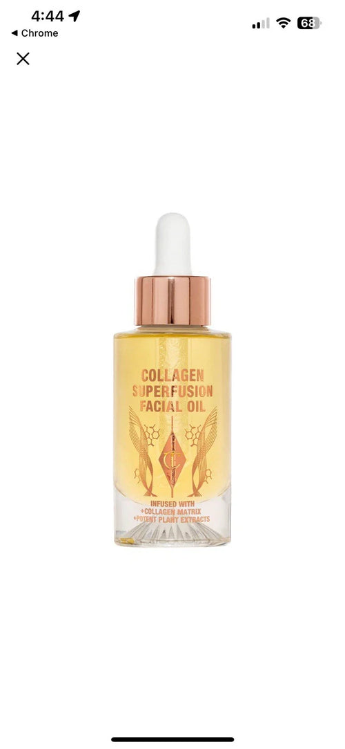BRAND NEW Charlotte Tilbury Collagen Superfusion Facial Oil 1 oz/30 mL